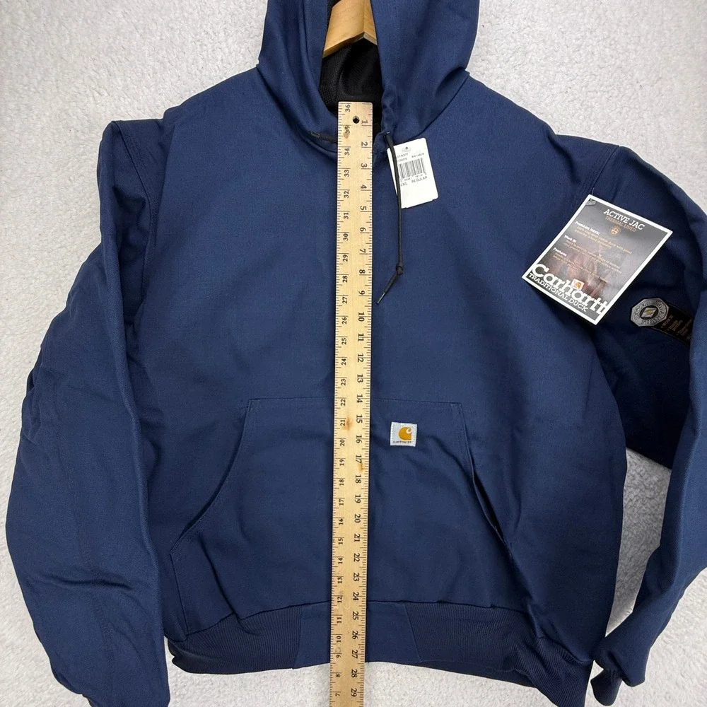 Carhartt Active Jacket Thermal Lined Mens 2XL J131 NVY Navy Blue NWT NOS
